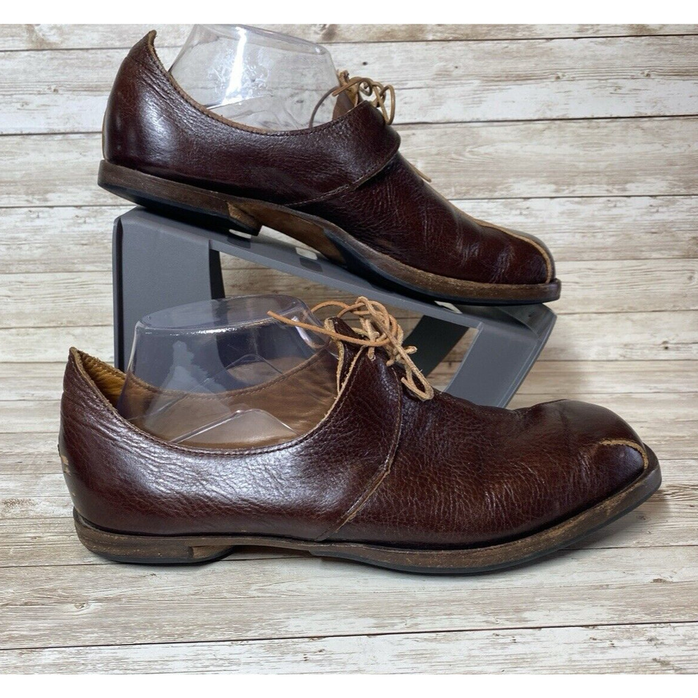 Cydwoq Shoes Womens 40EU / 10US Brown Leather Handmade USA Architectural Vintage - Picture 10 of 16